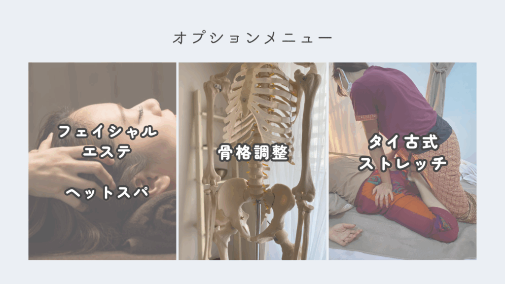 オプションメニュー